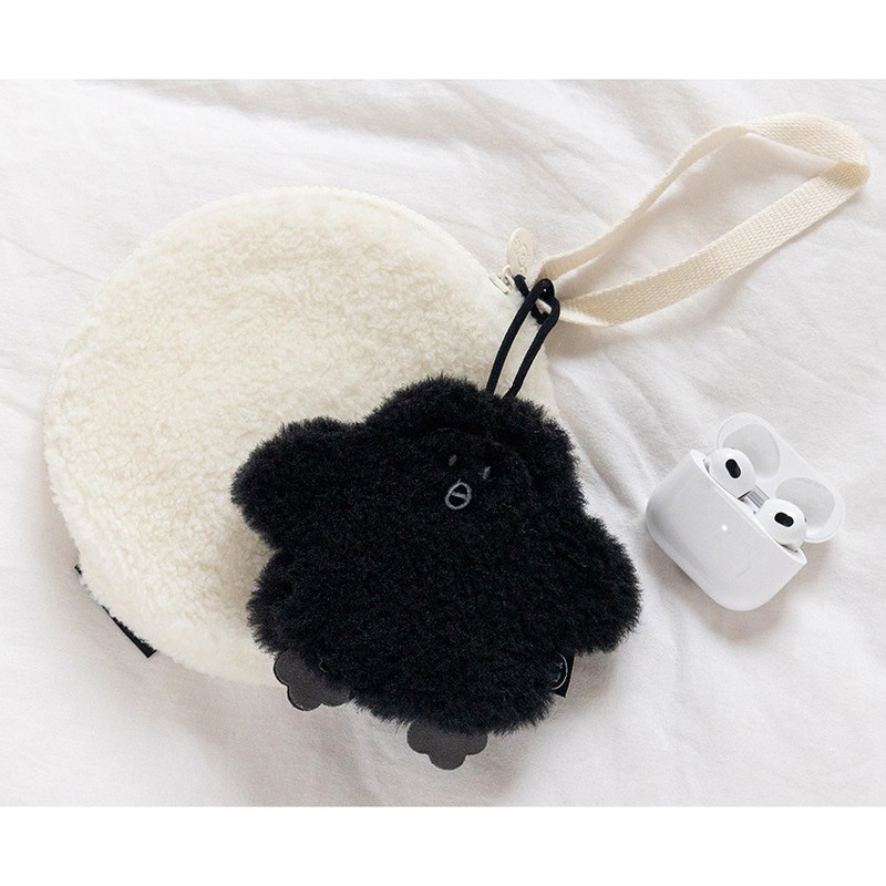 Black - Little Bong Bong Fluffy Doll with Elastic Strap