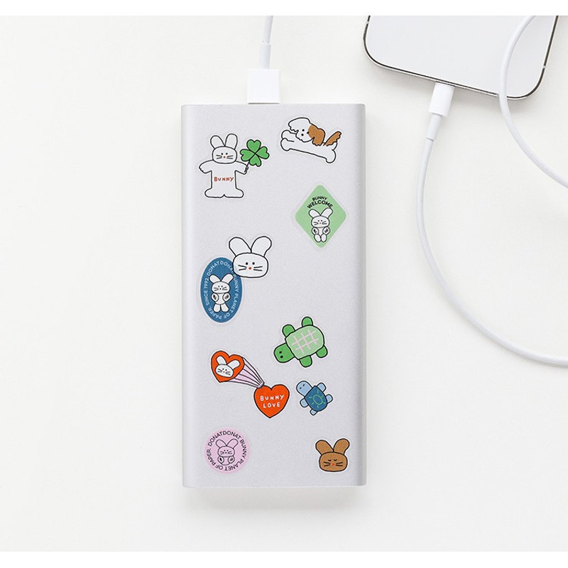 Cute Character Clear PVC Slim Sticker Cute Character Clear PVC Slim Sticker