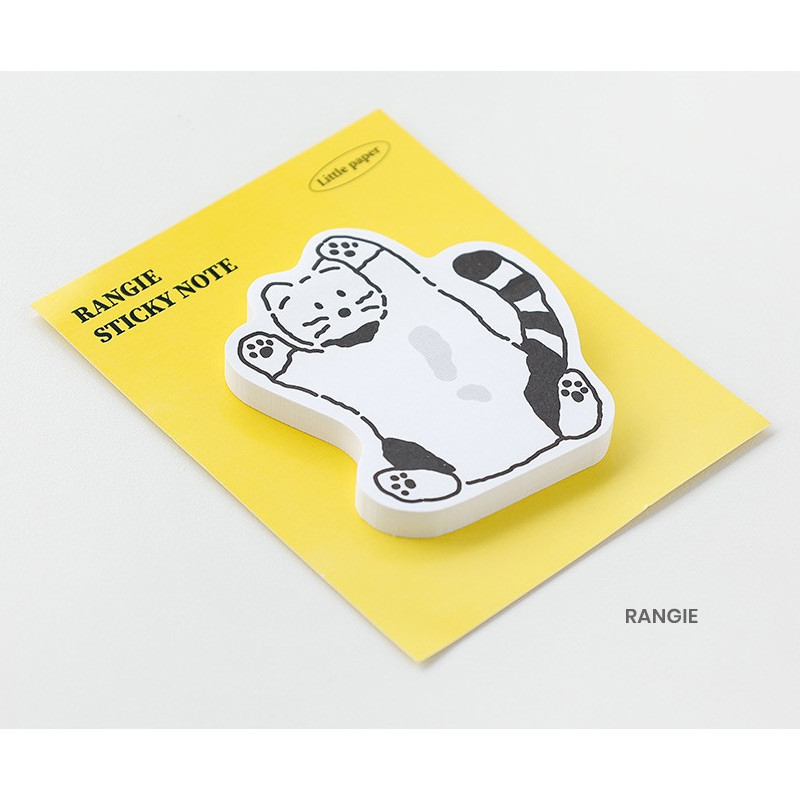 Rangie - Character Shape Sticky Notepad 60 Sheets Rangie - Character Shape Sticky Notepad 60 Sheets