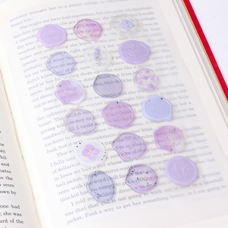 Appree Pure Violet Self Adhesive Sealing Wax Sticker