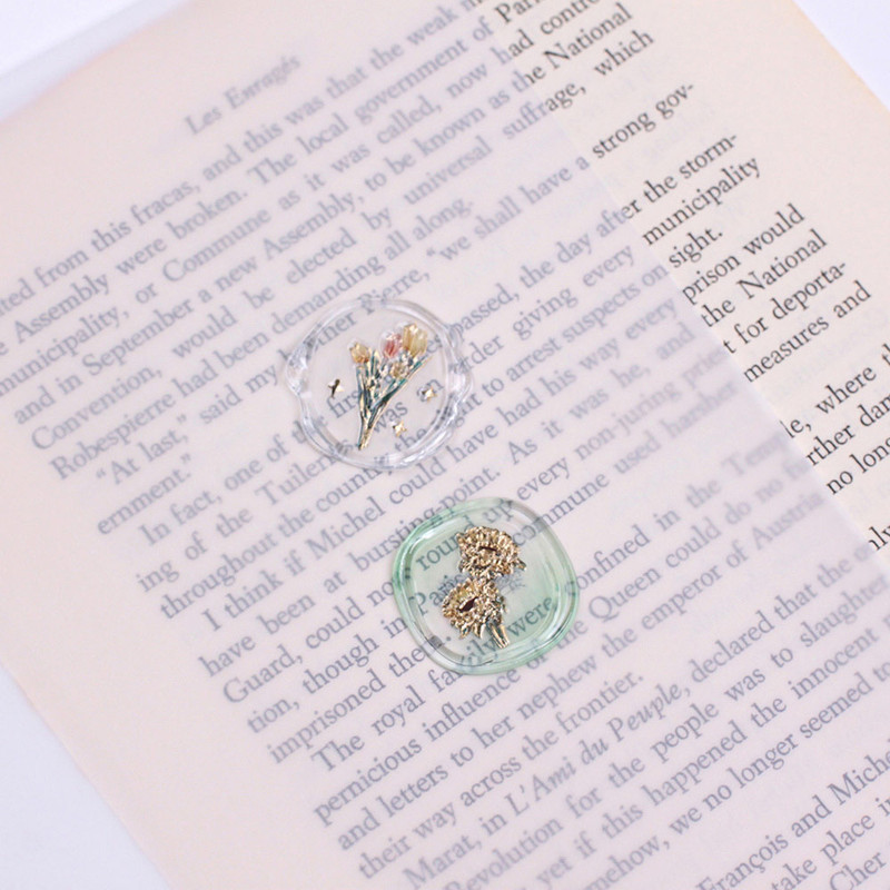 Detail of Pure Green Self Adhesive Sealing Wax Sticker Detail of Pure Green Self Adhesive Sealing Wax Sticker