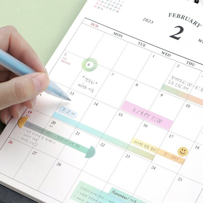 Usage example - Index Long Highlighter Sticky Note Set Usage example - Index Long Highlighter Sticky Note Set