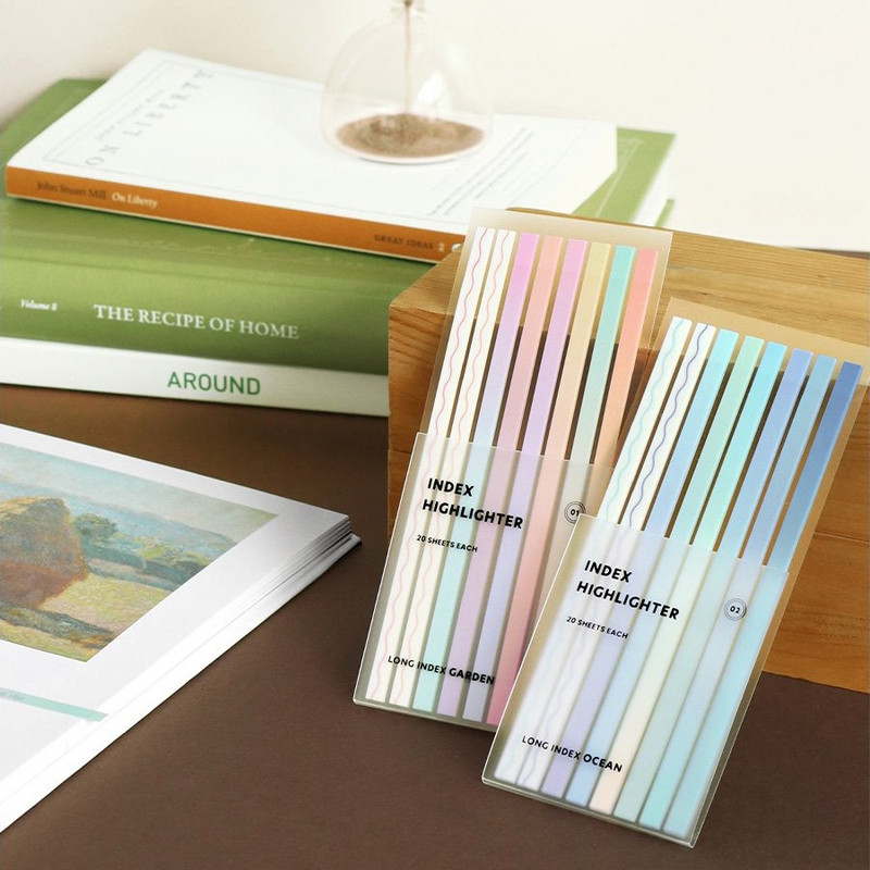 Index Long Highlighter Sticky Note Set Index Long Highlighter Sticky Note Set