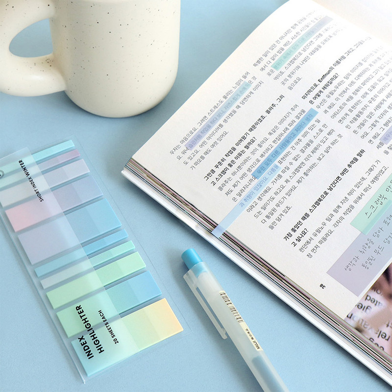 Index Short Highlighter Sticky Note Set