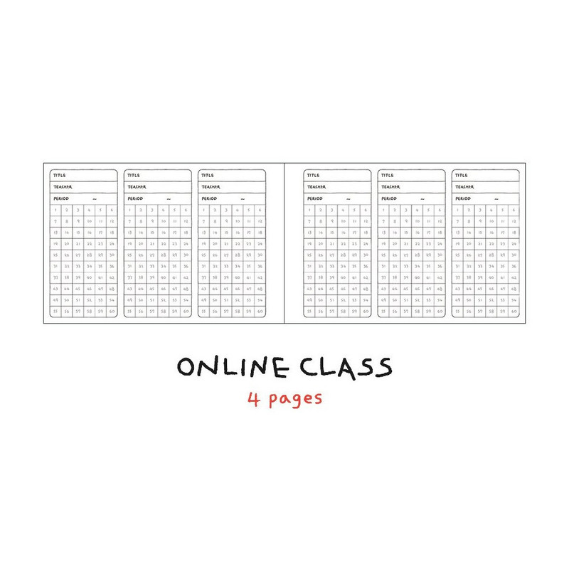 Online class - Doodle 6 Months Undated Weekly Study Planner Online class - Doodle 6 Months Undated Weekly Study Planner