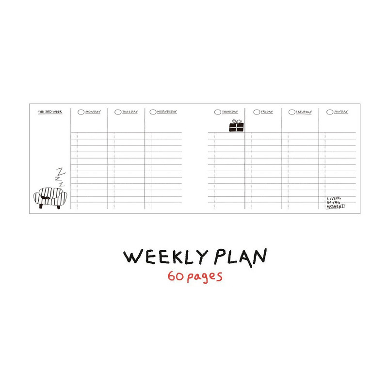 Weekly plan - Doodle 6 Months Undated Weekly Study Planner Weekly plan - Doodle 6 Months Undated Weekly Study Planner
