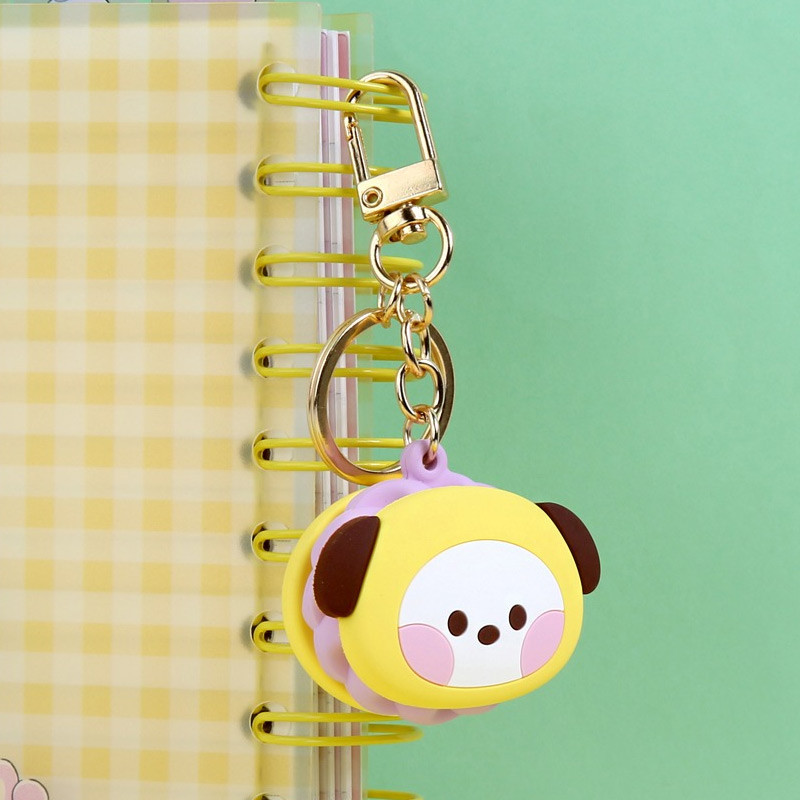 BT21 Minini Macaron CHIMMY Keyring Key Holder BT21 Minini Macaron CHIMMY Keyring Key Holder