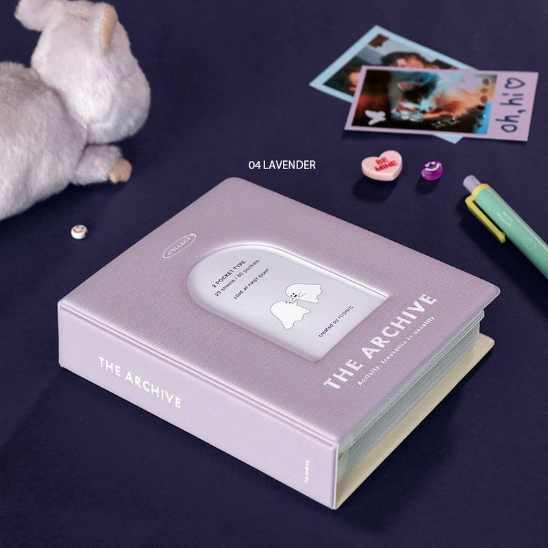 Lavender - Archive Instax mini Photocard 2-Up Slip in Photo Album