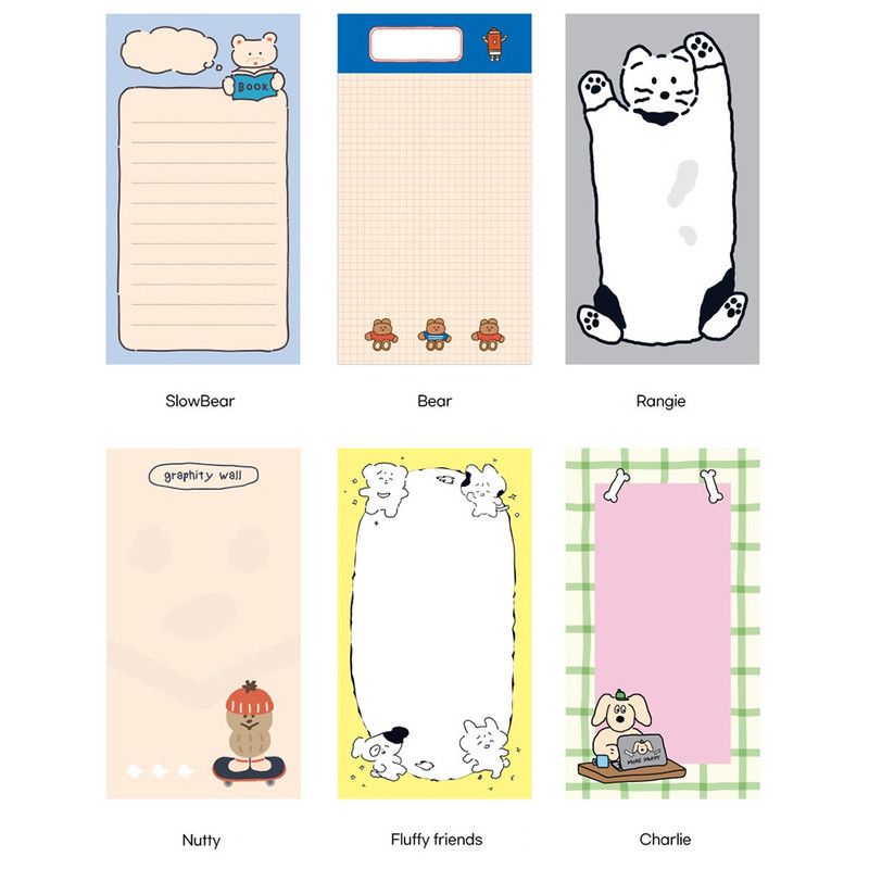 Animal Character Writing Notepad Ver.2 Animal Character Writing Notepad Ver.2