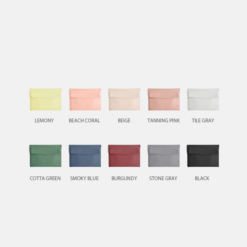 Color - Play Obje Pocket A4 PU File Folder Clutch Bag Color - Play Obje Pocket A4 PU File Folder Clutch Bag