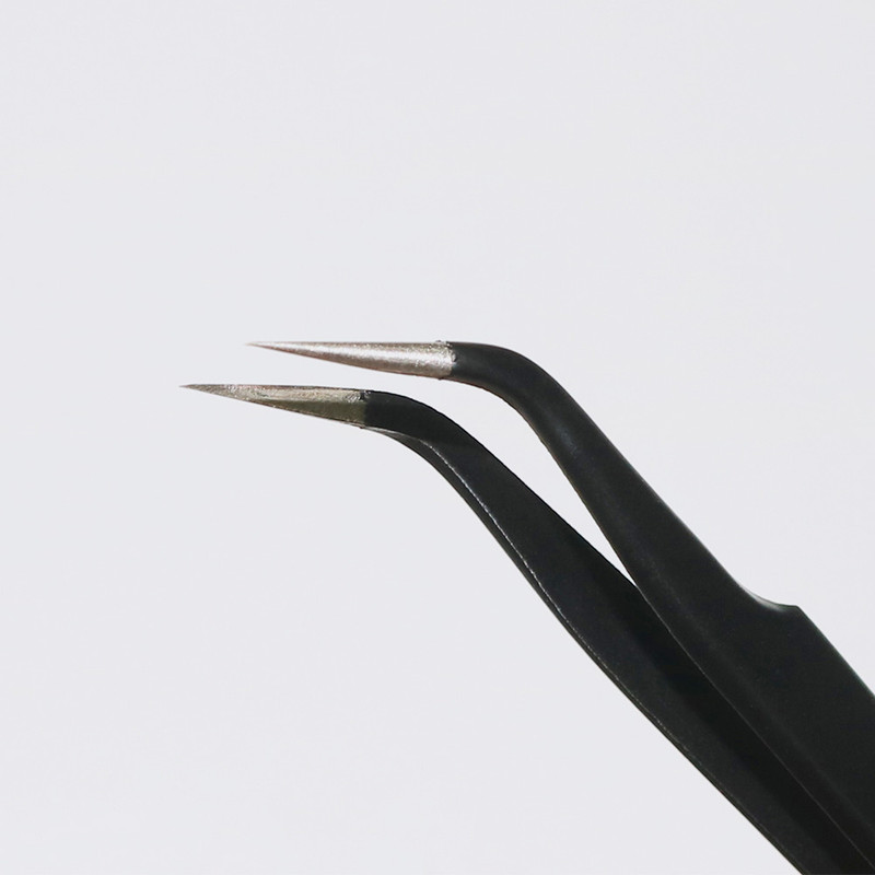 Detail of Stainless Steel Curved Tweezer For Stickers