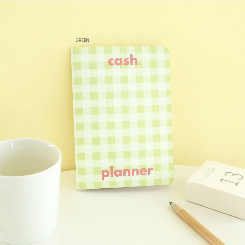 Green - O-check Petty Cash Record Dateless Daily Planner Book Green - O-check Petty Cash Record Dateless Daily Planner Book