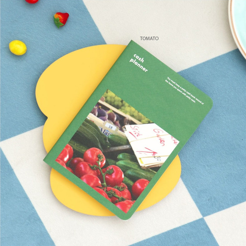 Tomato - O-check Petty Cash Record Dateless Daily Planner Book Tomato - O-check Petty Cash Record Dateless Daily Planner Book