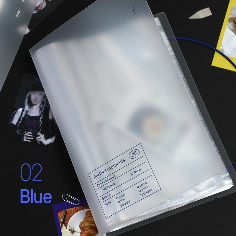 blue - Paperian Perfect Moments Instax Mini Slip In Pocket Album blue - Paperian Perfect Moments Instax Mini Slip In Pocket Album
