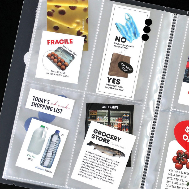 Example of use - Paperian Nice Mood Supermarket Removable Sticker Pack