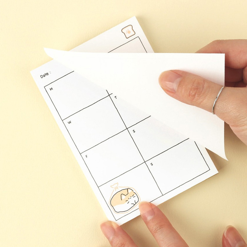 Easy tear off - Dash And Dot Pogeuni Planning Checklist Memo Notepad