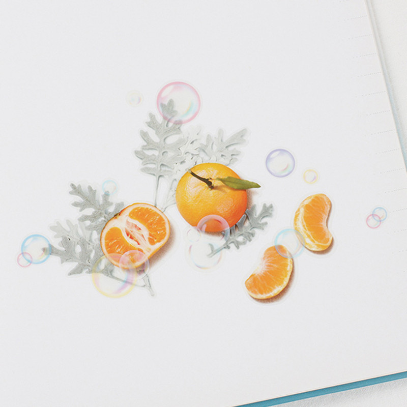 Example of use - Appree Mandarin Fruit Clear Sticker Example of use - Appree Mandarin Fruit Clear Sticker