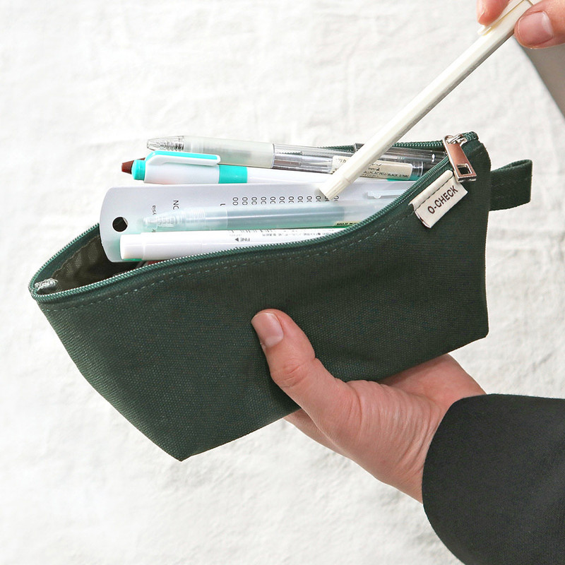 Example of use - O-check Canvas Standard Zipper Pencil Case