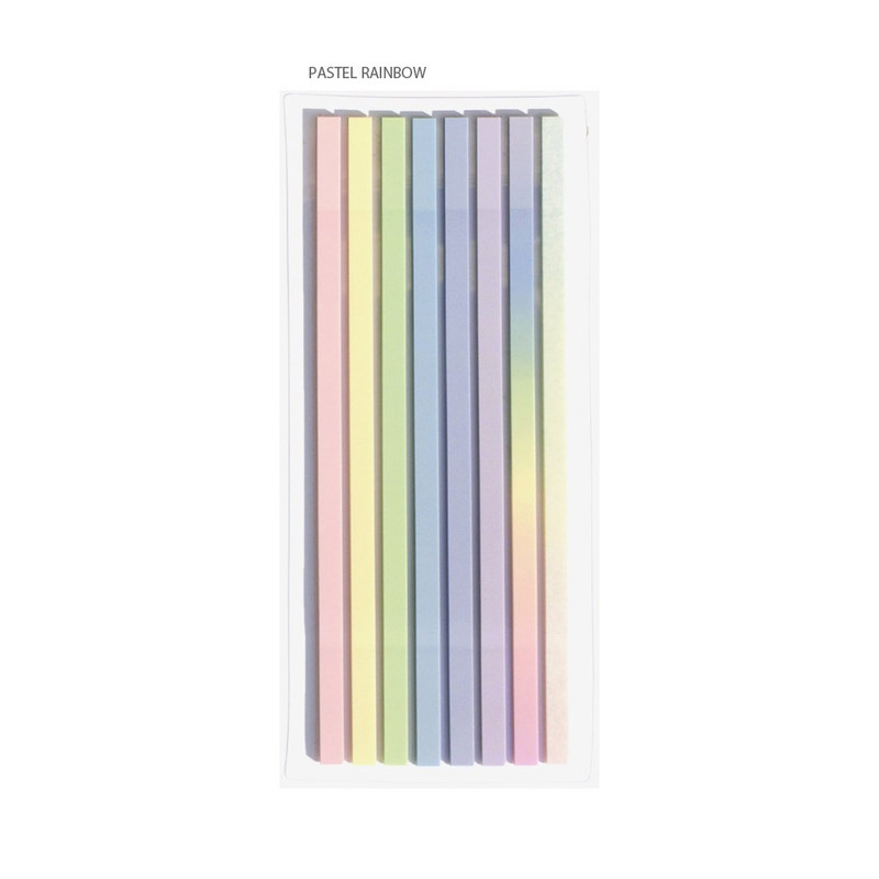 Pastel rainbow - After The Rain Long Index Highlighter Sticky Note Set Pastel rainbow - After The Rain Long Index Highlighter Sticky Note Set