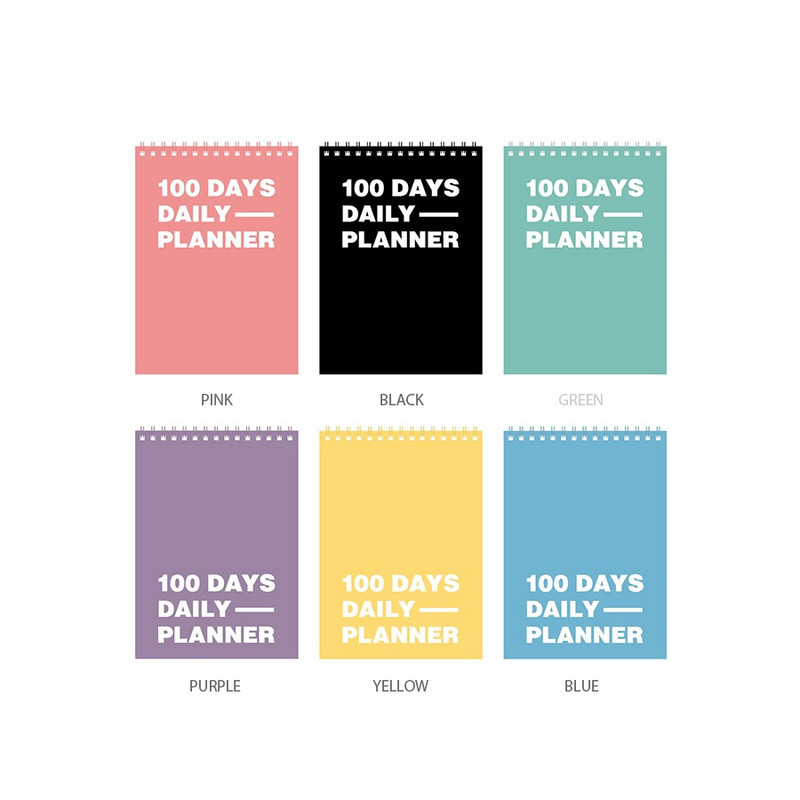 Colors - Ardium 100 Days Dateless Daily Study Planner Ver2 Colors - Ardium 100 Days Dateless Daily Study Planner Ver2