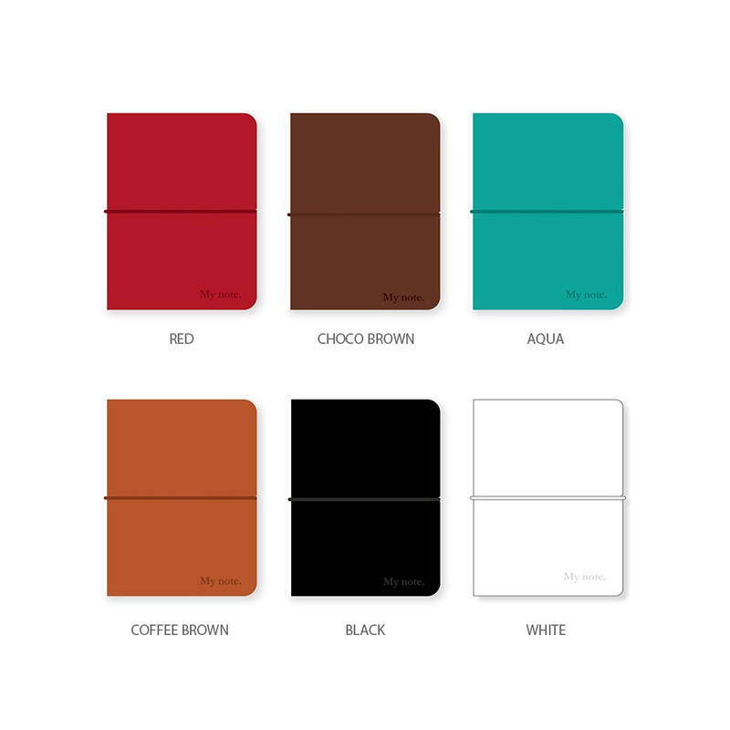 colors - Ardium My Note Small A6 PU Lined Notebook colors - Ardium My Note Small A6 PU Lined Notebook