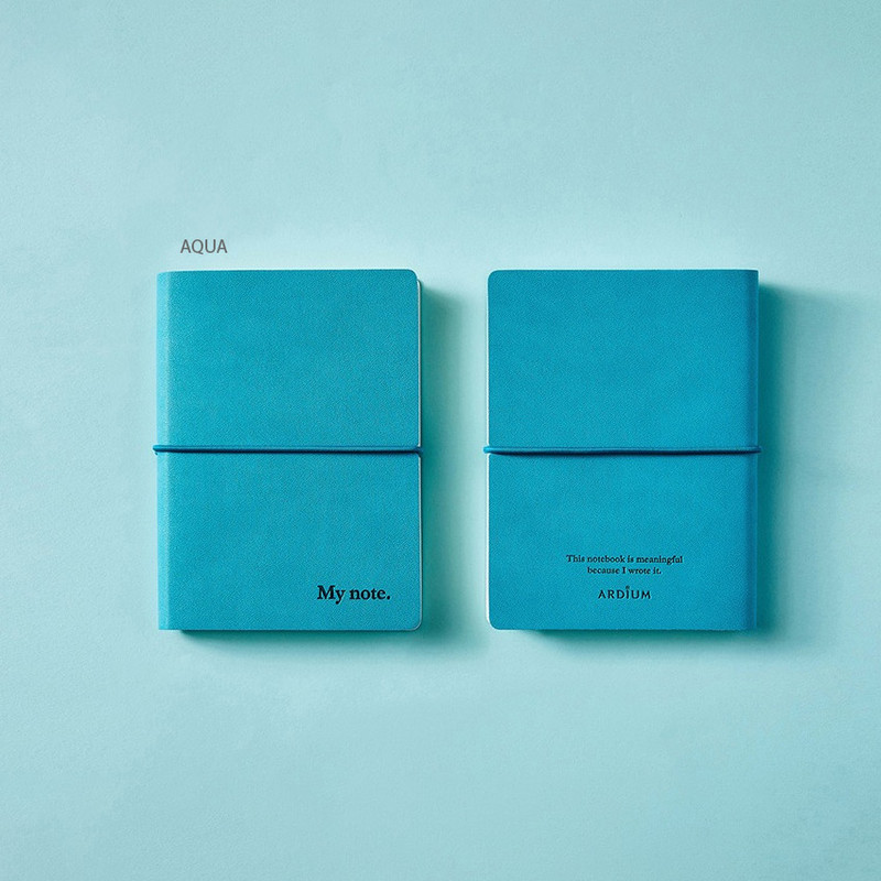 aqua - Ardium My Note Small A6 PU Lined Notebook aqua - Ardium My Note Small A6 PU Lined Notebook