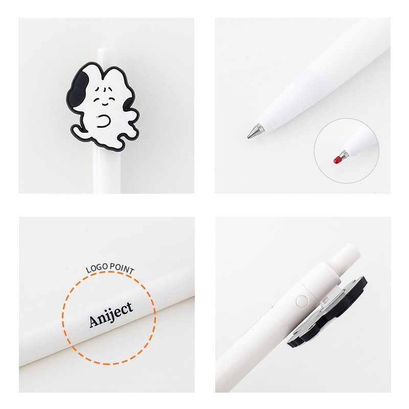 Detail of ROMANE Cute 0.4mm Smooth Black Gel Pen Detail of ROMANE Cute 0.4mm Smooth Black Gel Pen