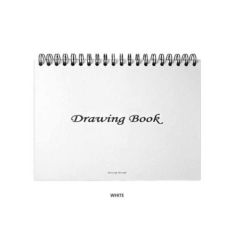 White - Wirebound Drawing Notebook Sketchbook White - Wirebound Drawing Notebook Sketchbook