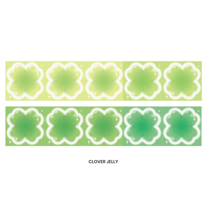 Clover Jelly - Real Love Heart Clover Paper Stickers
