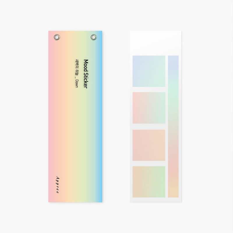 Appree Dawn Clear Paper Mood Sticker Pack