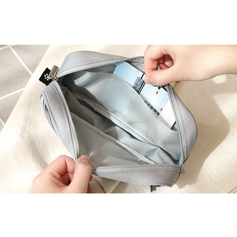 Inner pocket - PLEPLE Bodul Bodul Puppy Zipper Pencil Case Pouch 