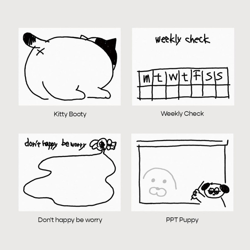 Drawing Medium Sticky Notepad