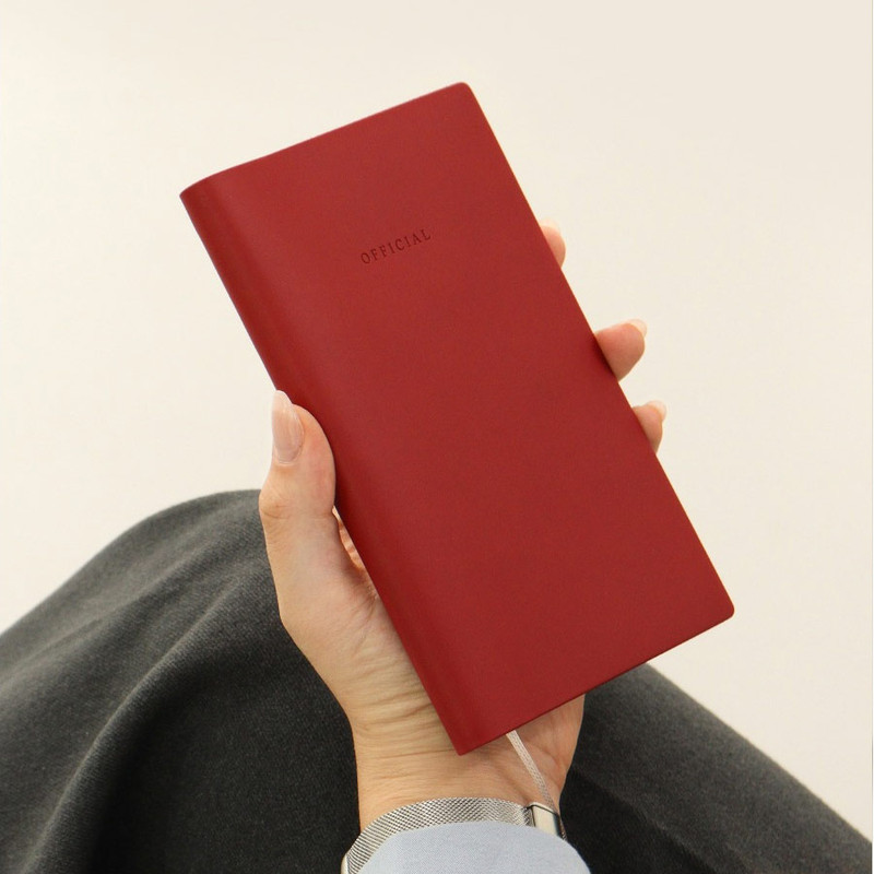 Indigo Official Slim PU Lined Notebook