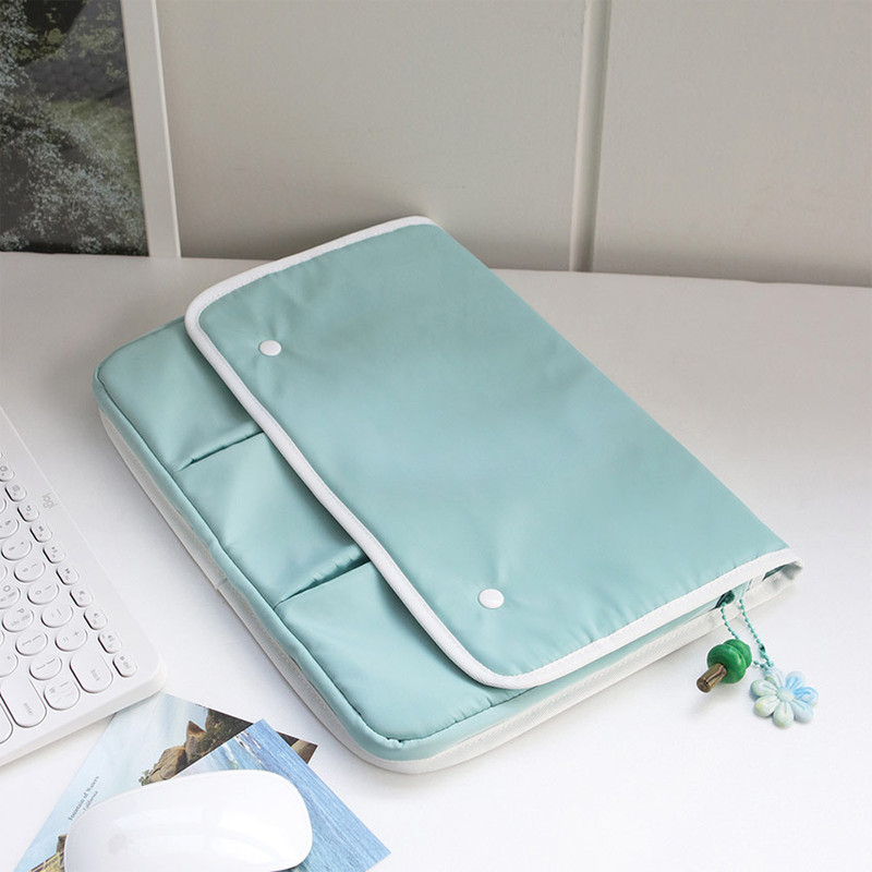 Mint - Multi Pocket 13 inches Laptop Sleeve Case