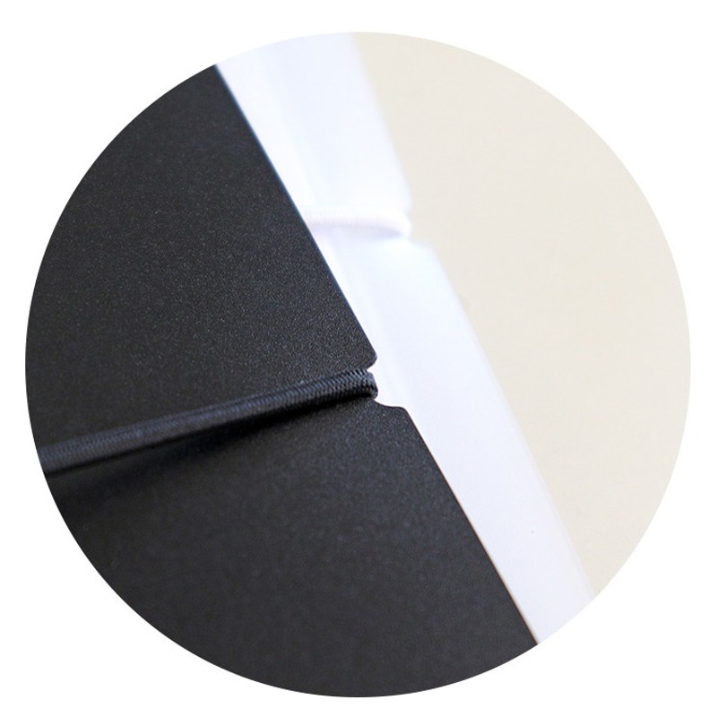Elastic Band clousre - Indigo Storage A4 Clear File Folder Book