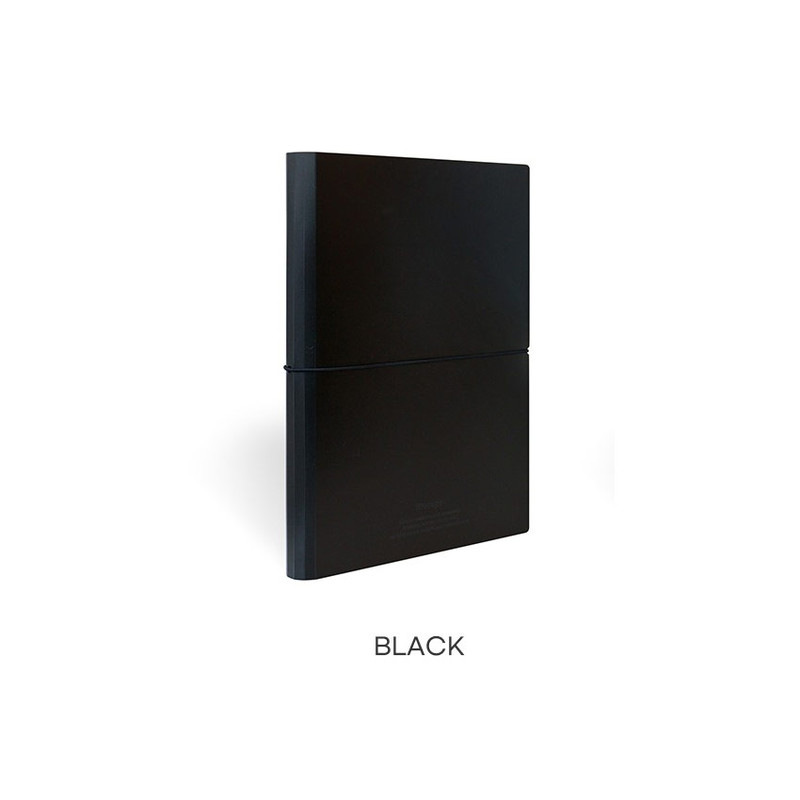 Black - Indigo Storage A3 Clear File Folder Book