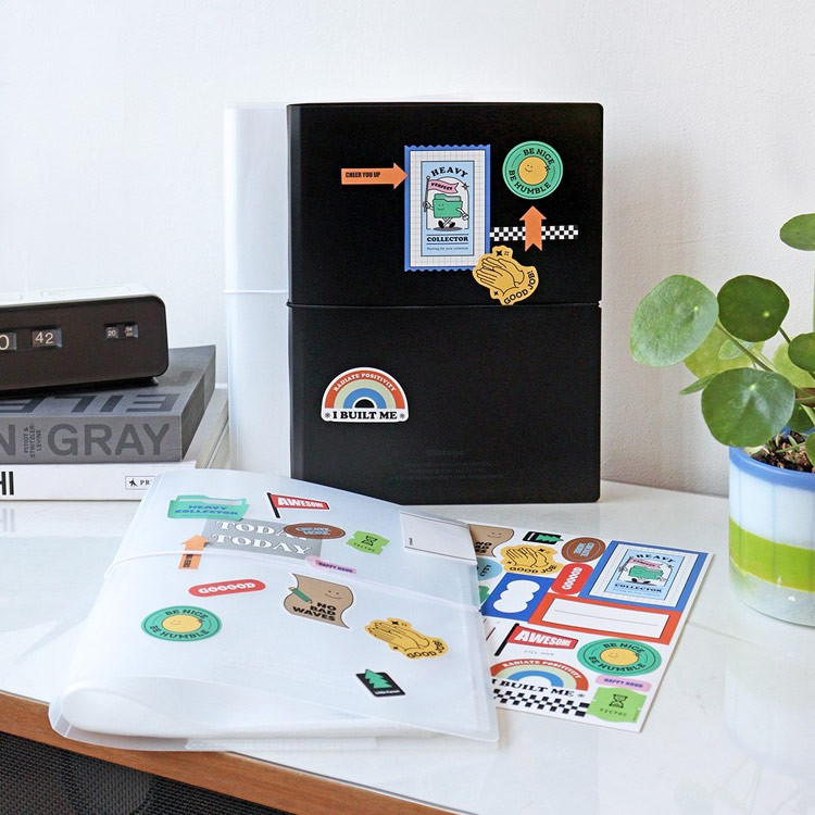 Example of use - Indigo Storage A3 Clear File Folder Book