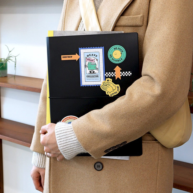 Example of use - Indigo Storage A3 Clear File Folder Book