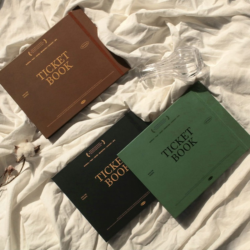 Spiral Bound Slip In Pocket Ticket Album Book 