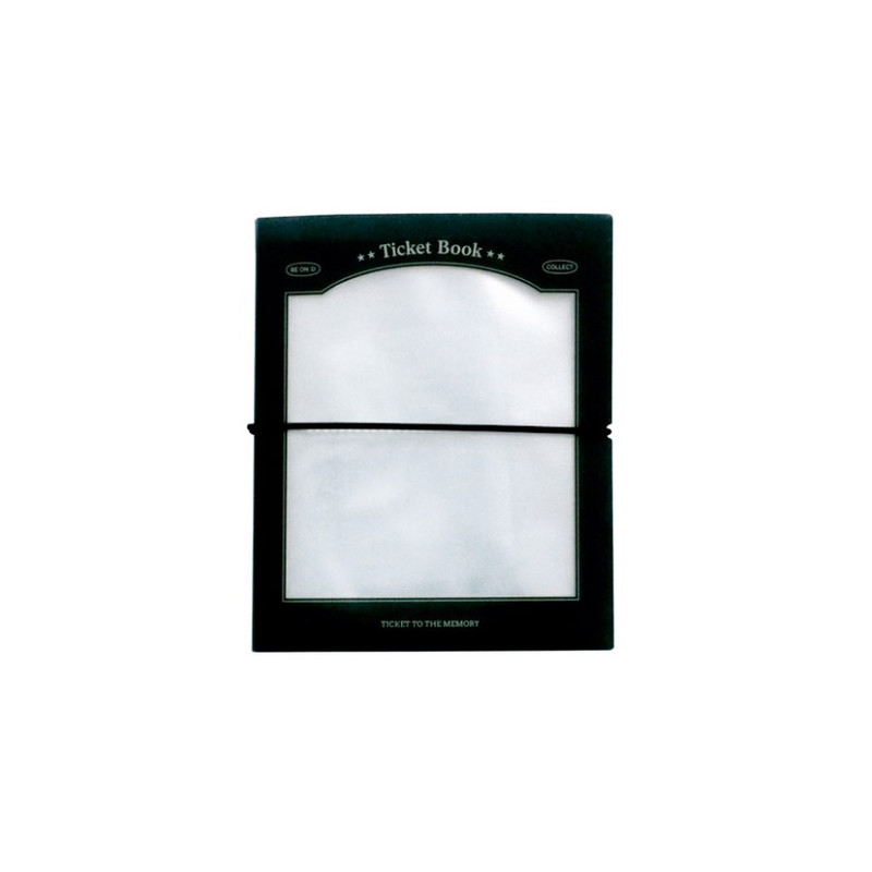 Black - Ticket Storage Book Pocket Album Black - Ticket Storage Book Pocket Album