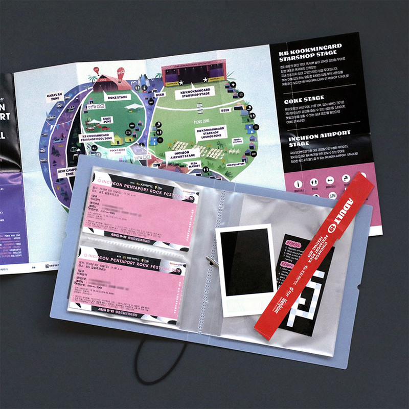 Usage example - Ticket Storage Book Pocket Album Usage example - Ticket Storage Book Pocket Album