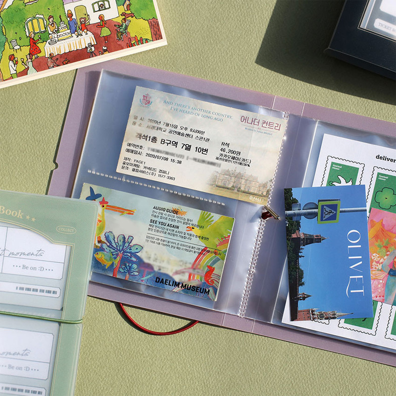 Ticket Storage Book Pocket Album Ticket Storage Book Pocket Album