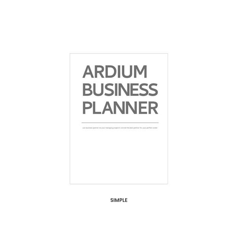 Simple - 3 months Undated Daily Business Planner