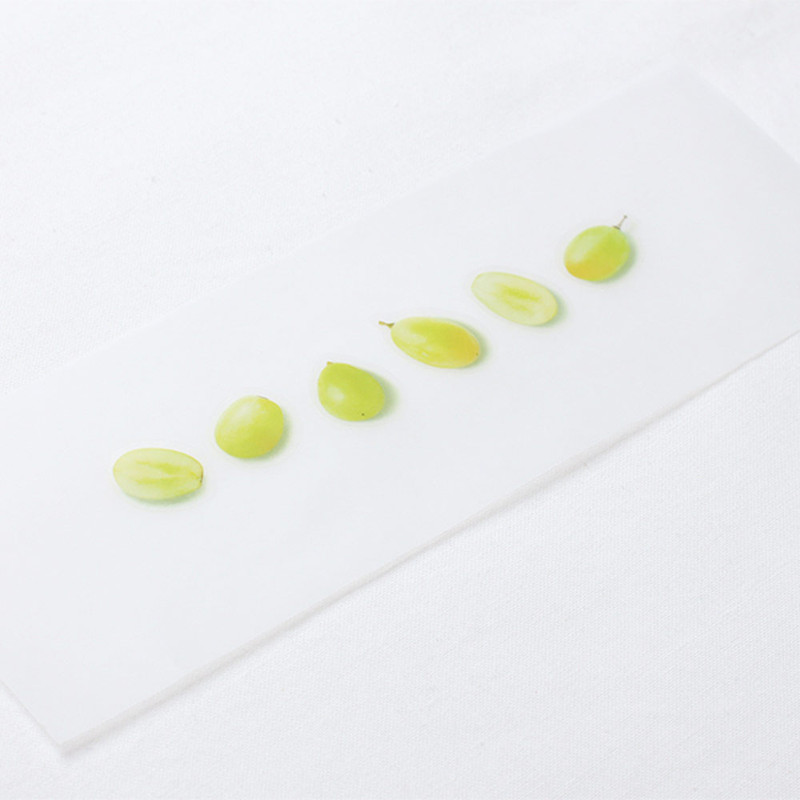 Appree Green Grape Fruit Clear Sticker