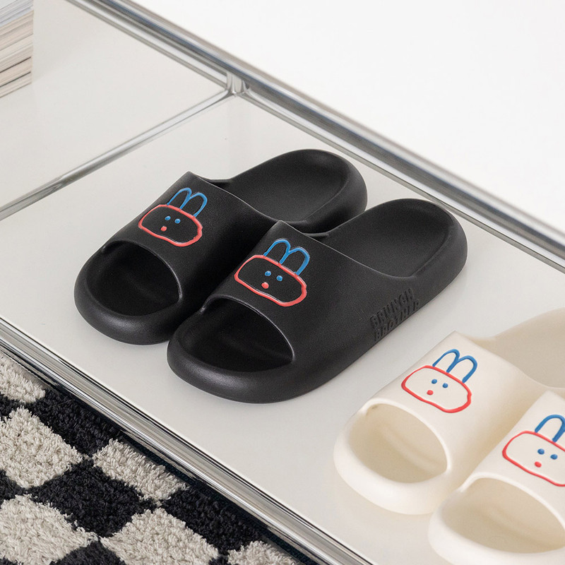 Bunch Brother Bunny Slide Sandal Slippers Bunch Brother Bunny Slide Sandal Slippers