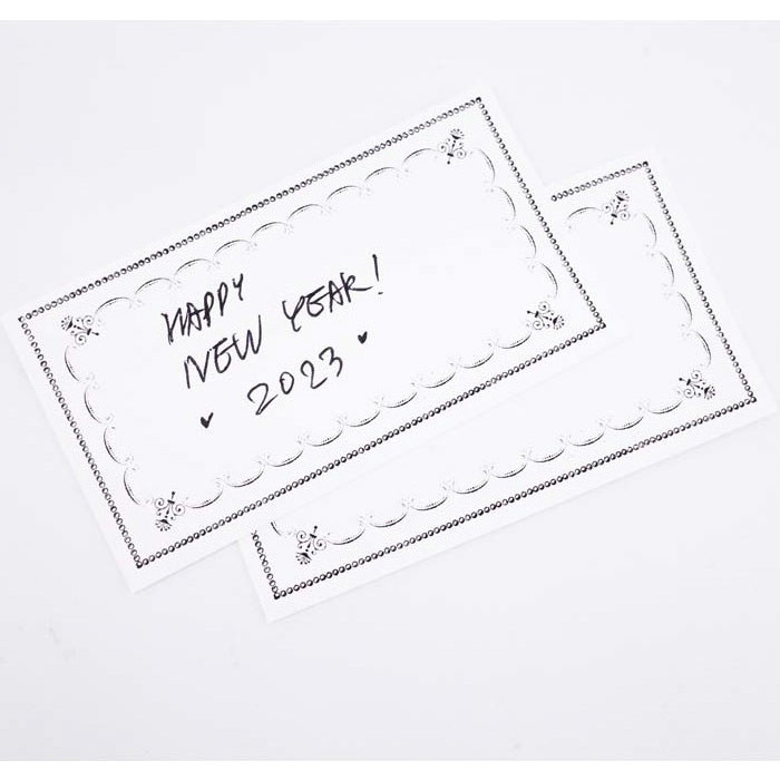 Set of 20 sheets - Universal Condition Antique Memo Card 20 Sheets