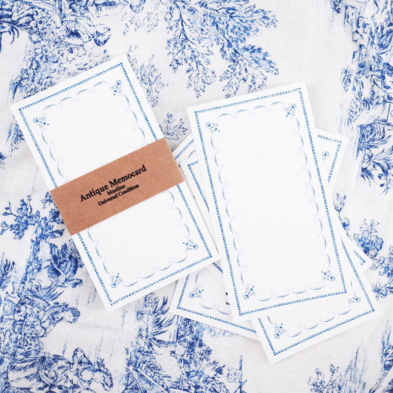 Antique  Design - Universal Condition Antique Memo Card 20 Sheets