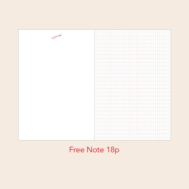 free note - PAPERIAN 45 Recipes Homemade Kitchen Cookbook