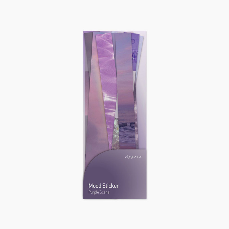 Appree Purple Scene Mood Sticker Pack Appree Purple Scene Mood Sticker Pack