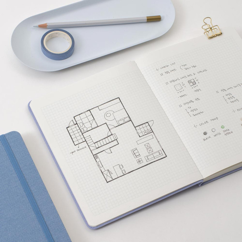 Usage example of Byfulldesign Making Memory Small Wide Grid Notebook Usage example of Byfulldesign Making Memory Small Wide Grid Notebook